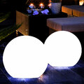 2x Solarkugel Gartenkugel Außenlampe Kugellampe 25cm Erdspieß Steck-Gartenlampe