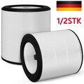 1-2 Ersatz H13 HEPA + Aktivkohlefilter Luftreiniger Filter für Philips 800 Serie