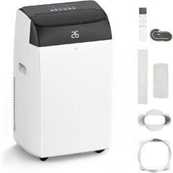Mobile Klimagerät 12000 Btus, 4-in-1 Tragbare Klimagerät, für Schlafzimmer Büro