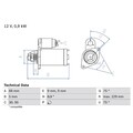 Bosch Anlasser für Suzuki Grand Jimny Samurai Sj413 Vitara X-90