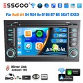 DAB+7" Autoradio Für Audi A4 S4 RS4 B6 B7 B9 Carplay Android 13 NAVI 2+32G RDS