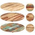 Holz Tischplatte Rund Holzplatte Massivholzplatte Esstisch Ersatz Platte 40-80cm