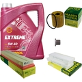 MANN Inspektionspaket 5 L MANNOL Extreme 5W-40 für Citroën Berlingo 1.6 Peugeot