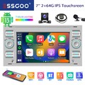 Carplay Autoradio GPS NAVI Für Ford Focus MK2 S-max Transit MK7 Android 14 2+64G
