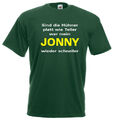 T-Shirt | 10-081 | JONNY Sind die Hühner platt wie Teller | Deere Schlepper