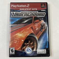 Need for Speed: Underground (Sony PlayStation 2, PS2, 2003) Disc & Case Only