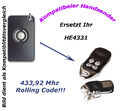 TKSTAR 433 Mhz Handsender Fernbedienung kompatibel zu Homentry HE4331 4335E