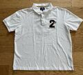 LA MARTINA Poloshirt Herren Polohemd Shirt Gr.EU XXL  Weiß T-Shirt Polo Crew 02