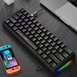Mechanische Tastatur Gamer Mechanic Kit 60 K620 Mini Backlit RGB Gaming