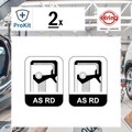2x ORIGINAL® Elring 707.460 Wellendichtring, Differential