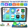2+64GB Für AUDI A3 8P 2003-2012 Android 15 Autoradio Apple Carplay GPS Chat-GPT