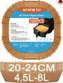100 Stück Backpapier für Heißluftfritteuse 4,5L-8L, Stone TH 20-24cm Airfryer Ba