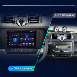 Android 13 Für Benz Smart Fortwo 451 2005-2010 Carplay Autoradio GPS Navi WiFi
