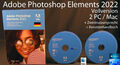 Adobe Photoshop Elements 2022 Vollversion Box + DVD 2 Win/Mac Anleitung OVP NEU