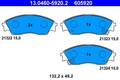 Ate 13.0460-5920.2 BREMSBELAGSATZ HONDA P. CIVIC/CONCERTO/CRX 87-01 für HONDA