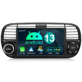 7" Für Fiat 500 2007-2015 Android13 Apple Carplay 2GB+64GB Autoradio GPS BT WIFI