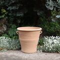 handgefertigtes Terracotta Pflanzgefäß, frostfester Pflanzkübel Salvia 40