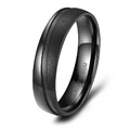 Partnerring Trauring Ehering schwarz Black Titanium Titan Herren Marrya HBT-08