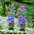  2 Pcs Aquatische Dekoration Aquarienpflanzen Aus Kunststoff Aquarium Gefälschte