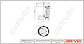 DR!VE+ DP1110.11.0339 ÖLFILTER FÜR MITSUBISHI SMART