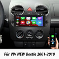 Für VW NEW Beetle 2001-10 Wireless CarPlay Android 15 Autoradio BT WiFi GPS Navi