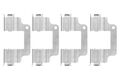 BOSCH 1 987 474 464 Zubehörsatz, Scheibenbremsbelag für FORD LAND ROVER