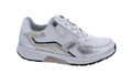 Rollingsoft Sneaker 66.878.51, Chevron (Glattleder)/ Mesh/ Lamina, Weiß/ Silber/