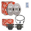 Febi Bremsscheiben hinten Ø345mm +Beläge passend für BMW X5 X6 F15 F85 xDrive 40