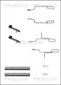 TRISCAN Zubehörsatz Scheibenbremsbelag 8105 101589 für CITROËN PEUGEOT 106 1 1A