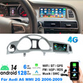 8.8" 8 Kerne Carplay Android 13 Autoradio Für Audi A6 C6 4F MMI 2G 2005-2009 GPS