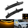 L+R Flügel Außenspiegel Blinker Schwarz Linse für Skoda Superb II 3T4 Kombi 3T5