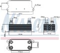 NISSENS 90909 Ölkühler, Automatikgetriebe für MERCEDES-BENZ