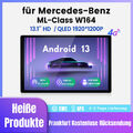 DAB+ Android 13 Autoradio GPS Navi WIFI Für Mercedes Benz W164 GL320 ML350 X164