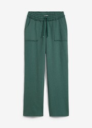 Sweat-Hose aus elastischem Baumwoll-Mix Gr. 40/42 Grün Mergel Damen-Pants Neu*