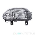 Renault Clio II Scheinwerfer H4 schwarz Chrom Rechts 98-01 Vorfacelift Phase 1