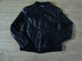 Damen Mädchen Übergangsjacke Leder Jacke schwarz Gr. M von SOPHYLINE&CO