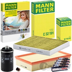 MANN INSPEKTIONSPAKET passend für VW T5 BUS TRANSPORTER/2.0 TSI  150+204 PS