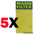 MANN FILTER ÖLFILTER FILTEREINSATZ MIT DICHTUNG HU 716/2 x FÜR FORD - 5 STÜCK