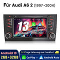 Carplay Android 13 Autoradio Für Audi A6 S6 Avant RS6 GPS SWC WIFI DAB+ 2+32G BT
