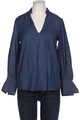 Massimo Dutti Bluse Damen Oberteil Hemd Hemdbluse Gr. EU 34 Marineblau #16hgeob