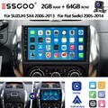 Für SUZUKI SX4 Fiat Sedici 06-13 64G Autoradio 9" Android14 CarPlay GPS Navi KAM