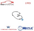 ABS SENSOR DREHZAHLFÜHLER PAAR HINTEN MEYLE 314 899 0060 2PCS A FÜR BMW X5,E53