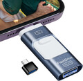 USB Stick für Phone, 4 in 1 USB 3.0 Flash Drive, 64GB Speicherstick Externer Spe