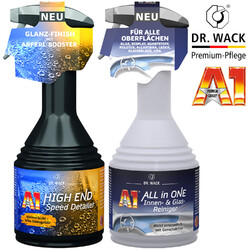Dr. Wack High End Speed Detailer und A1 All in One Innen & Glasreiniger je 500ml