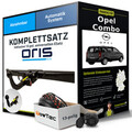 Anhängerkupplung ORIS abnehmbar für OPEL Combo +E-Satz Kit NEU AHK