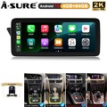 12.3" 2K 4+64G Android 15 Autoradio GPS Navi Carplay Kam Für Audi A4 B8 A5 S4 S5