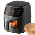 Heißluftfritteuse 8in1 Minibackofen Dörrautomat Air Fryer Friteuse Fritteuse