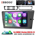 9" Android 13 CarPlay 2+32G Autoradio GPS Für BMW 3er E90 E91 E92 318i 320i 325i