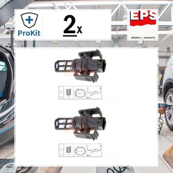 2x ORIGINAL® Eps Sensor, Ansauglufttemperatur für VW Lt 28-46 II Kasten Lt
