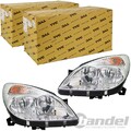 2x TYC H4 H7 HAUPTSCHEINWERFER LINKS+RECHTS passend für CITROËN C5 01-04 MIT LWR